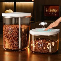 Food Jars Canisters High quality pet vacuum storage bucket cat Do food bucket large capacity sealed jar moisture-proof box for household useL24326