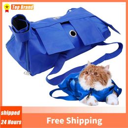 Dog Carrier Portable Folding Cat Backpack Puppy Walking Pet Accessories Grooming Restraint Fixed Bags Sling Bag