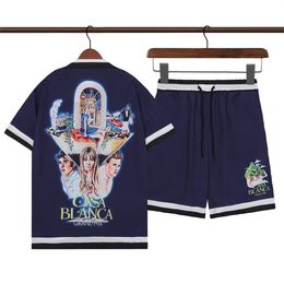 Stylish Hawaiian Designer Men's Casual Shirt Set Floral Alphabet 3D Printed Summer Beach Resort Beach Shirt Set Size M-XXXL #020