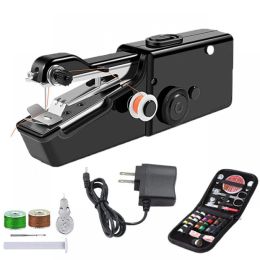 Machines Portable Manual Sewing Machine DIY Clothes Stitchin Sew Tools Black Mini Stitch Machine Household Needlework Set Sewing Kit