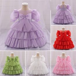 Lovely Pink White Red Green Purple Jewel Girl's Pageant Dresses Flower Girl Dresses Girl's Birthday/Party Dresses Girls Everyday Skirts Kids' Wear SZ 2-10 D326206