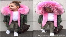 Winter Children Jackets Girls Boys Coats Hooded Big Faux Fur Collar Kids Outerwear Baby Boy Snowsuit Girl Parkas5479485