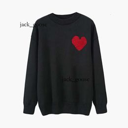 Play Men's Sweaters New Designer Sweater Little Red Heart Designer Amis Cardigan Winter Fashion Brand Love Embroidery Loose Women's Sweater 143