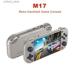 Portable Game Players BOYHOM M17 Retro Handheld Video Game Machine Open Source Linux System 4.3-inch I Screen Portable Pocket Video Player Q240326