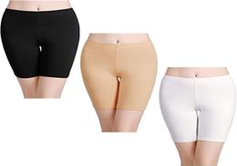 Women039s Panties Anti Chafing Cotton Underwear Boy Shorts Long Leg Boyshorts 3 Pack7591783