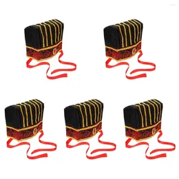 Hair Clips 5 Pack Tiara Hanfu Hat Prop For Stage Performance Cloth Cosplay Ancient Style Traditional Chinese Headgear