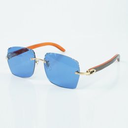 Direct sales fashion 3524018 with natural orange wood legs and cut sunglasses size 18-135 mm
