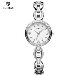 2020 RUIMAS Luxury Quartz Watches Women Silver Bracelet Elegant Wristwatch Lady Woman Waterproof Watch relojes de lujo para mujere324v