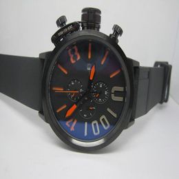 Top men Sport watch Male watches for man automatic movement rubber strap big size 50mm U011955