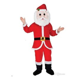 Mascot Costumes Halloween Christmas Custom-made Santa Claus Mascotte Cartoon Plush Fancy Dress Mascot Costume