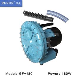 Guitar 180w Resun Gf180 Gf180c High Pressure Electric Turbo Air Blower Aquarium Seafood Air Compressor Koi Pond Air Aerator Pump