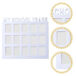 Frame Baby Photo Frame School Year Picture My Years Graduation Frames White Pvc Collage Student