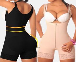 Jh Fajas Colombianas Latex Body Shaper Reductoras Levanta Cola Post Parto Girdle Slimming Underbust Corset Bulifter r46837666252374