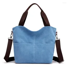 Shoulder Bags Coofit Canvas Handbag Crossbody Bag Fashion Casual Women Purse Multi-Purpose Tote Design