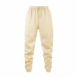 autumn Male Leggings Spring Sports Casual Pants Solid Colour Brushed Pant Elastic Drawstring Pants Streetwear Sportswear Trousers 178q#