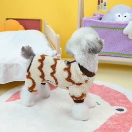 Dog Apparel Small Clothing Winter Jumpsuit Rompers Pet Clothes Yorkshire Pomeranian Bichon Schnauzer Poodle Costume