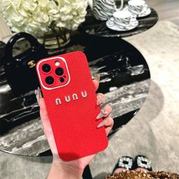 Red IPhone 14 11 Pro Max Designer Phone Case For Apple IPhone 15 14 13 Plus Luxury Bling Diamond Letter Bumpers Glitter Mobile Back Cover Sparkling