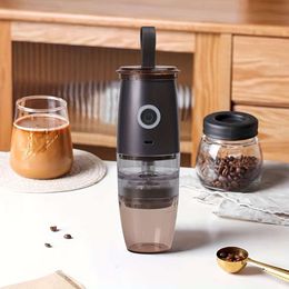 1pc Grinder, Mini Portable and Manual, Small Home Appliance Wireless High Quality Grinding Setting Burr Conical Electric Coffee Grinder