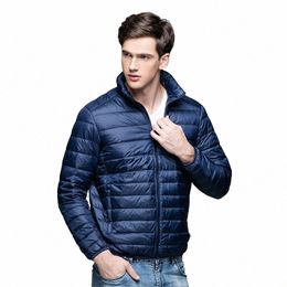 winter Men's Down Jacket Ultra Light Down Jacket Men Windbreaker Feather Jacket Man Lightweight Portable Warm Coat q7LY#
