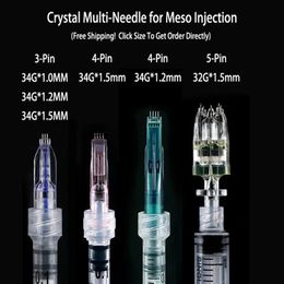 Multi Needle 3Pin 4Pin 5Pin Cartridge Skin Remvenation Hydrating Hand Tool 20 st/Box