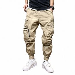 japanese Streetwear Plus Size Thin Cargo Pants Men Clothing Harajuku Jogging Pants Trendy Casual Joggers Korean Khaki Trousers R5K4#