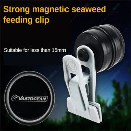 Tools Vastocean Fish Tank Strong Magnetic Seaweed Feeding Clip Laver Clip Vegetable Clip Aquarium Supplies