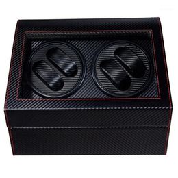 Watch Boxes & Cases 4 6 High End Automatic Winder BoxWatches Storage Jewelry Holder Display PU Leather Box Ultra Quiet Motor Shake295q