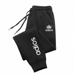 Yeni Erkekler Sweatpants Lüks Baskı Sonbahar Kış Polar Sıcak koşu pantolon Birden Çok Paket Erkek Açık Marka Düz Pantolon S-3X G8OC#