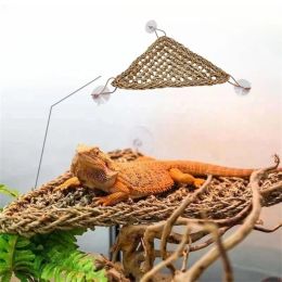 Decor Crawling Pet Vines Fagohige Lizard Hammock Agama Bearded Lizard For Reptiles Supplies Reptile Terrarium Accessories Reptil Decor