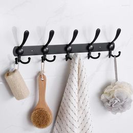 Hooks Stainless Steel Wall Hook For Coat Rack Towel Hanger Metal Bathrobe Bathroom Entrance Stoarge Household Organisation