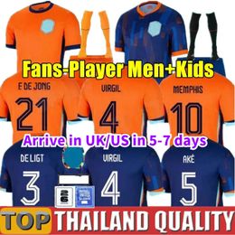 24 25 Euro Cup Netherlands MEMPHIS European Cup 23 24 Holland Club Jersey JONG VIRGIL DUMFRIES BERGVIJN 2024 KLAASSEN BLIND DE LIGT Men Kids Kit Football