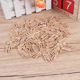 Frames Wooden Clothespins 100PCS 25CM Multi- Function Close Wire Springs- Drying Hanging Clothes Laundry& Linens