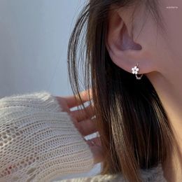 Stud Earrings 1 Pair High Quality Elegant Light Luxury Flower Ear Buckles For Women Girls Gift Fashion Senior Jewellery