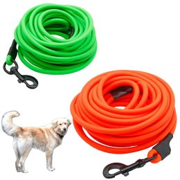 Leashes Waterproof PVC Pet Dog Leash 5m 10m small Large Puppy Dog Leash Recall Training Tracking Obedience Long Lead Easy to clean Rope