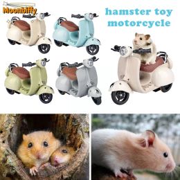 Toys Hamster Toys Hamster Stunt Spinning Motorcycle 360 Electric Scooter Light Creative Toy Gifts Music Rotating Supplies Pet Toys