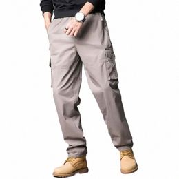 faliza tasche multiple pantaloni cargo da uomo pantaloni tattici pantaloni dritti allentati Cott pantaloni casual tuta Pantales Hombre PAN33 f55r #