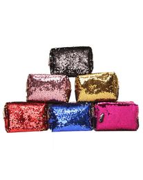 Sequin Cosmetic Bag Makeup Storage Bags Mermaid Handbag Glitter Coin Wallet Zipper Pouch for Women 3384663