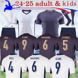 2024 KANE home away soccer jerseys men kids kit STERLING ENGlANDS RASHFORD MOUNT LINGARD VARDY DELE 23 24 25 football EGL national team shirt JJ 3.26