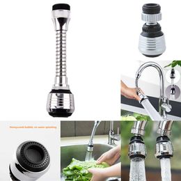 New 360 Degree Adjustment Extension Tube Nozzle Filter Kitchen Tap Water Saving For Sink Faucet Bathroom