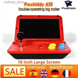 Portable Game Players 2023 Powkiddy A13 10 inch large screen detachable joystick vintage game player high-definition vintage mini game console gift Q240326