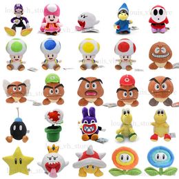 Plush Dolls 25 Styles Bros Plush Game Ice Flower Koopa Troopa Goomba Soft Stuffed Doll Kids Xmas Gift T240325