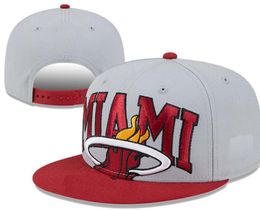 Miami''Heat''Ball Caps 2023-24 unisex fashion cotton strapback baseball cap snapback hat men women sun hat embroidery spring summer cap wholesale a