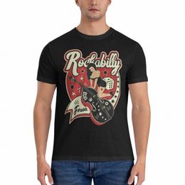 rockabilly Pinup Sock Hop Rocker Vintage Rock And Roll Music Essential T-Shirts for Men Vintage Rockabilly Rock and Roll 14 I2yv#