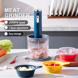 Grinder Household Electric Small Minced Meat Dishes Multi-functional Auxiliary Food Seasoning Hine