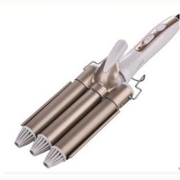 Irons High Quality Professional 110220V Hair Curling Iron Ceramic Triple Barrel Hair Curler Hair Waver Styling Tools Hair Styler