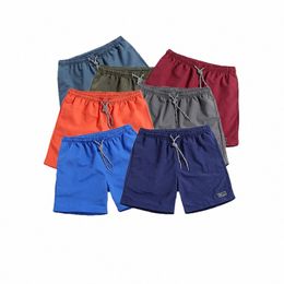 fgkks 2023 Casual Shorts Summer New Solid Colour Breathable Sweat Absorbing Shorts High-Quality Design Trend Fi Shorts Men u1HK#