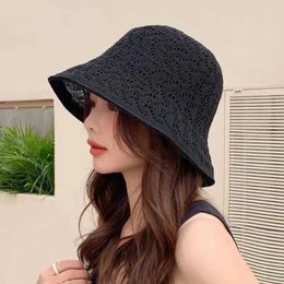 cket Hats New Fashion Womens Bucket Hat Double sided Fisherman Hat Panama Beach Hat Breathable Folding Outdoor Sunscreen HatC24326