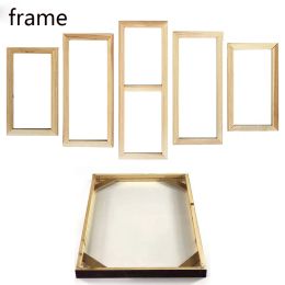 Frame Custom size picture frame art painting oil wooden frame poster decoration inner wood picture frame DIY set wooden frame picture