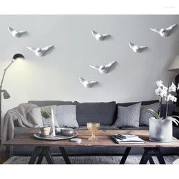 Hangers 3D Resin Birds Swallow Clothes-hook Home Crafts Wall Hook Decoration Homey Storage Hat Coat Hanging Bedroom Accessory