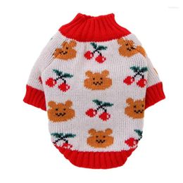 Dog Apparel Christmas Clothes Cat Sweater Coat Outerwear Winter Costume Outfit Garment Pomeranian Schnauzer Poodle Bichon Clothing